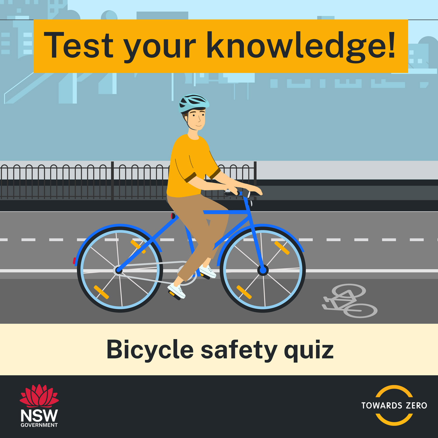 Bicycle safety quiz
